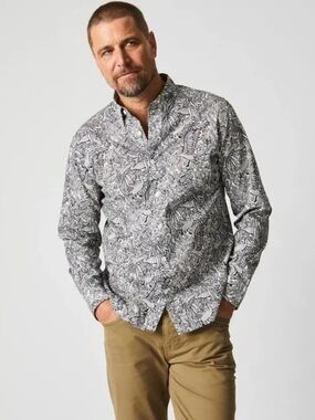Billy Reid Pelican Beach Wilson Button-Down Shirt